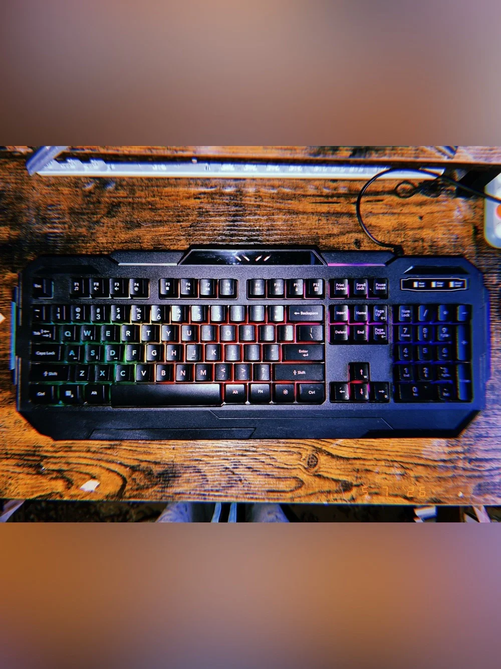 Black Backlit Gaming Keyboard